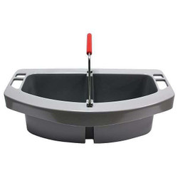 Rubbermaid Commercial Caddy,16 in L,Gray FG264900GRAY