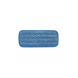 Rubbermaid Commercial Mop Pad,Blue,Microfiber FGQ82000BL00
