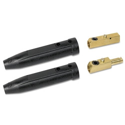 Cable Connector, Male/Female, Ball Point Connection, #4 AWG to #1 AWG Cable Capacity