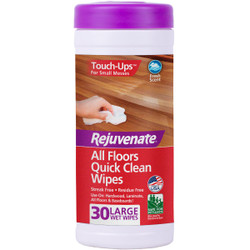 Rejuvenate Touch-Ups All Floors Quick Clean Wipes (30 Count) RJFCWIPES30