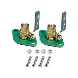 Taco Isolation Flange,3/4"FNPT,Brass/Steel SFL-075T