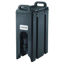 Cambro Beverage Container,16 1/2x 9x 24,Black EA500LCD110