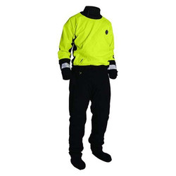 Mustang Survival Dry Suit,M,Black/Yellow/Green MSD576-251-M-101