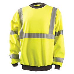 Occunomix Long Sleeve T-Shirt,3XL,ANSI Class 3 LUX-CSWT-Y3X