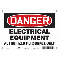Condor Safety Sign,10" W,7" H,0.032" Thickness 472N93