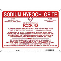 Condor Safety Sign,10 inx14 in,Aluminum 464Z92