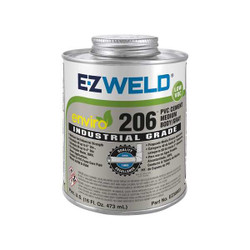 Ez Weld Pipe Cement,16 fl oz,Gray EZ30603N