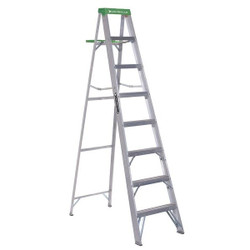 Louisville Stepladder,Alum,8 ft.,225 lb. AS4008