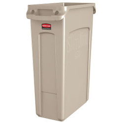 Rubbermaid Commercial Utility Container,23 gal.,Beige FG354060BEIG