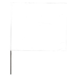 Manufacturer Varies Marking Flag,18", Clear,PVC,PK100 4518CLR-200