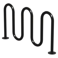 Madrax Bike Rack,Black Color,7 Cap.,3" W QS-H36-7-SF-B