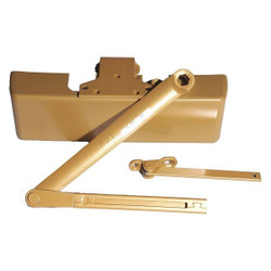 Lcn DoorCloser,HeavyDuty,NonHand,SpraydBrass 4040XP-RW/PA BRASS