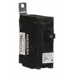 Siemens Circuit Breaker,50A,Bolt On,120/240V,1P B150