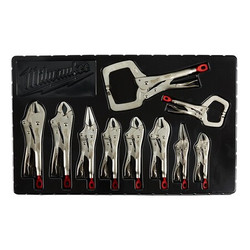 Milwaukee Tool Locking Plier Auto Kit,10 pcs. 48-22-3690