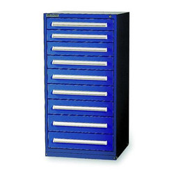 Vidmar ModDrwrCab,59"x30"x28",Dark Blue,9Drwr SEP3140A-FTKADB