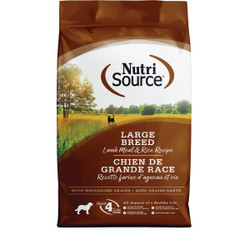 NutriSource 26 Lb. Lamb & Rice Recipe Large Breed Dog Food 26702