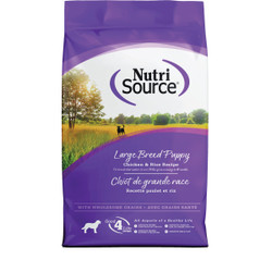 NutriSource 26 Lb. Chicken & Rice Recipe Large Breed Puppy Food 26410