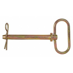 Buyers Products Hitch Pin,4 1/4 in,Zinc Plated Yellow 66110