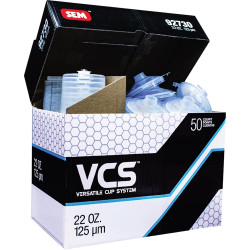 VCS 50ct 125 Micron 22oz with ratio hard cup 92730