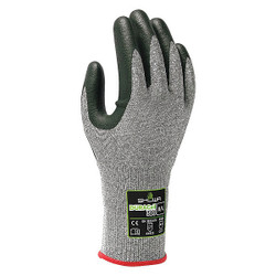 Showa Coated Gloves,Gray,M,PR 386M-07