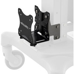 Global Industrial Slim CPU/PC Monitor Mount Bracket & Adapter for Computer Works