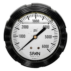 Span Industrial Pressure Gauge LFC214-2000-PSI-G-CERT