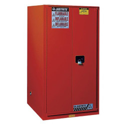 Justrite Paints and Inks Cabinet,60 Gal.,Red 896001