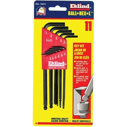 Ball-Hex-L™ Key Set, Hex Ball, Inch, 11 Pc