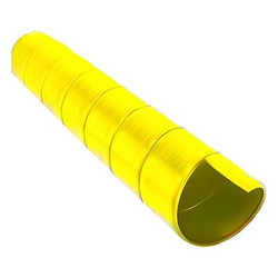 Caplugs Spiral Wrap,Pre-Cut,YEL 12PC25YE