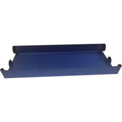 ControlTek Metal Coin Tray, Nickels - Blue - Anodized Metal - 1 Each