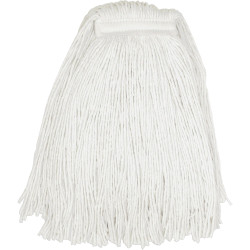 Genuine Joe Cut End Mophead - Rayon - Natural - 1 Each