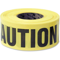 Great Neck Yellow Caution Tape - 1000 ft Yellow Tape Attachment - 1 Each