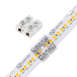 Diode Led Tape Light Connector,12mm,Tape-Tape,5PK DI-TB12-CONN-TTT-5