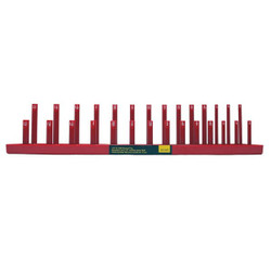 K-Tool International Sae Socket Holder,Red,1/2" Drive KTI72473