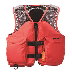 Kent Safety Life Jacket,4XL,15.5lb,Foam,Orange 150800-200-080-20