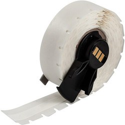 Brady Label,3/8 in W,Indoor,White M6C-375-498