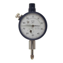 Mitutoyo Dial Drop Indicator,White,Dial Size 40mm 1410AB-10
