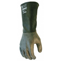Showa Chemical Resistant Gloves,Butyl,2XL,PR 874R-11