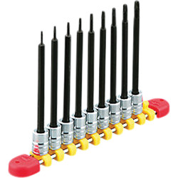 1/4"sq. TT-Type Torx bit Socket Set (9pcs.) TBT2L09T
