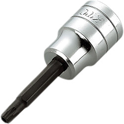 1/2"sq. LONG T-TYPE torx BIT SOCKET FOR TAMPER RESISTANT FASTENERS BT4-T50H