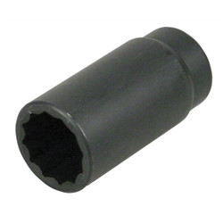 Lisle Axle Nut Socket,30mm,1/2" D,12pt. 39510