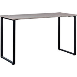 Interion Open Plan Standing Height Desk - 72""W x 24""D x 40""H - Gray Top with