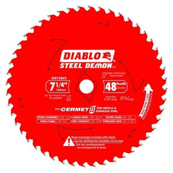Diablo CircularSawBlade,Cermet,Dia:7.25" D0748CFA