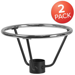 Flash Furniture Bar Height Base Ring,4.25",PK2 2-XU-DG-30175-4-GG