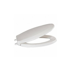 Centoco Toilet Seat,Elongated,White,SS 800STSSFE-001