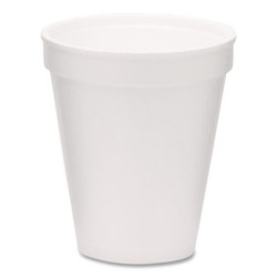 WinCup® Foam Drink Cups, 8 oz, White, 1,000/Carton 221966