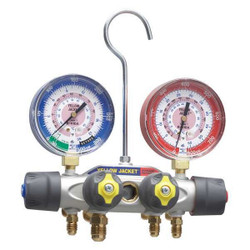 Yellow Jacket Manifold Gauge Set, 3 1/8 in Gauge 49962