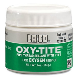 Oxytite® Pipe Thread Sealant, 4 oz, Jar, White