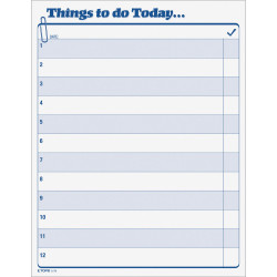 TOPS  To Do Pad 2170