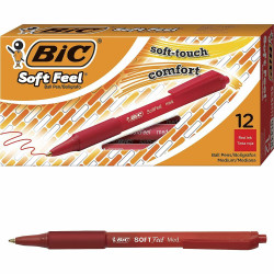 BIC SoftFeel Ballpoint Pen SCSM11RD